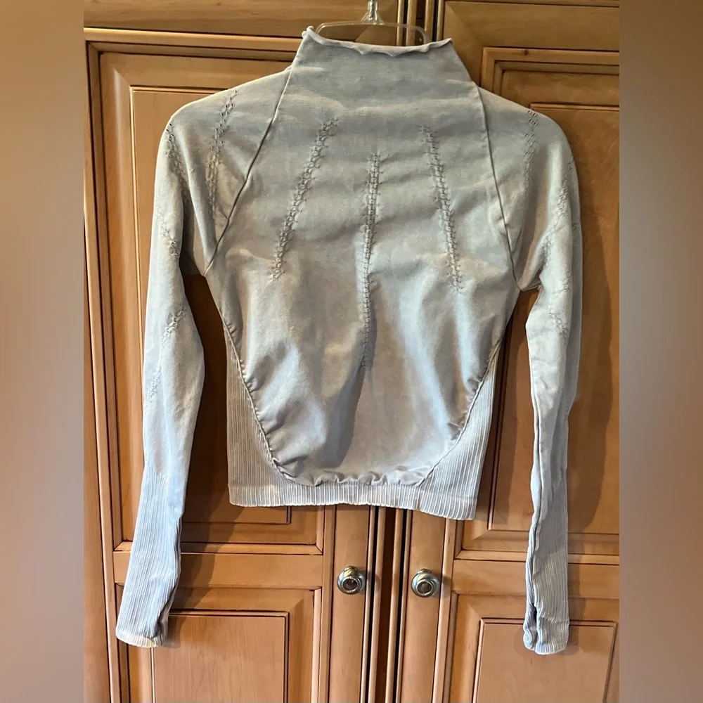 NWOT Free People Good Karma High Neck Layer Top - Picture 3 of 10